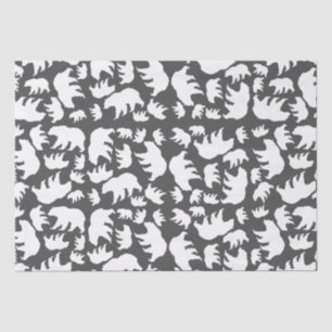 Papel De Seda Mama Bear Baby Shower Woodland Lodge