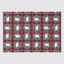 Papel De Seda Mama Bear Baby Shower Woodland Lodge