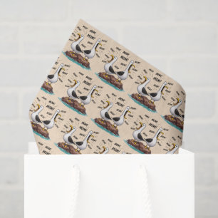 Papel De Seda Mamá Gaviota Divertida Personalizada