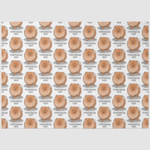 Papel De Seda Mamá panomana Pom Mom (naranja roja)