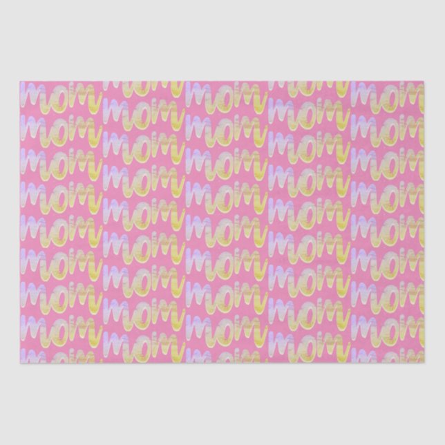 Papel De Seda Mamá toda la impresión (Anverso)