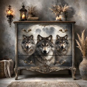Papel De Seda Manada Lunar Decoupage
