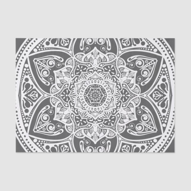 Papel De Seda Manatee Mandala (Anverso)