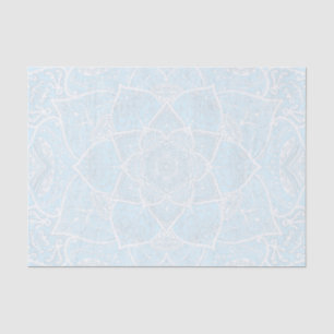 Papel De Seda Mandala azul y blanca - Loergans en el Ártico