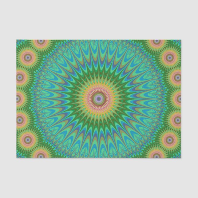 Papel De Seda Mandala del Hippie (Anverso)