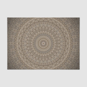 Papel De Seda Mandala dorada