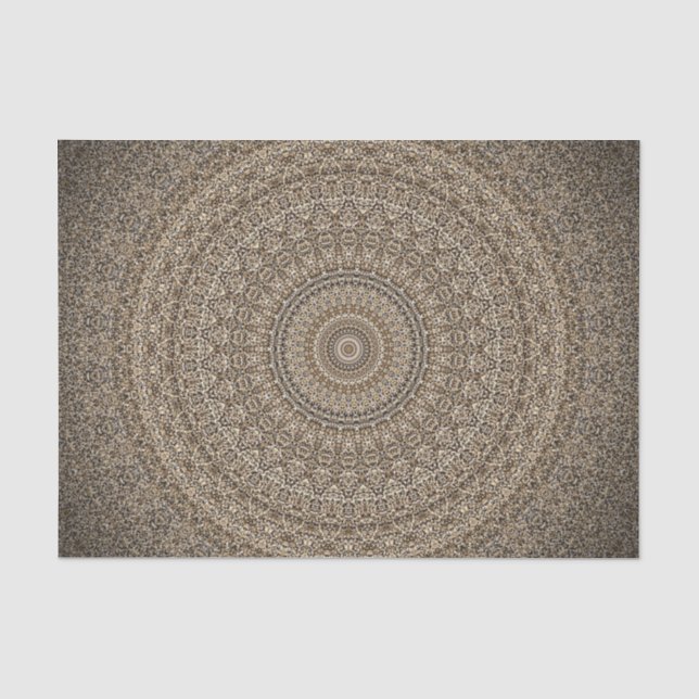 Papel De Seda Mandala dorada (Anverso)