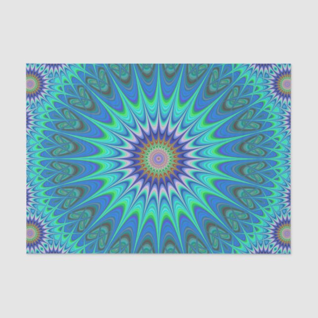 Papel De Seda Mandala fresca (Anverso)