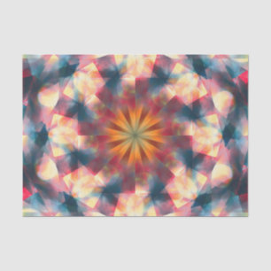 Papel De Seda Mandala psicodélica de Kaleidoscópico de Prisma