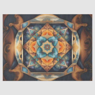 Papel De Seda Mandala Suavemente Color decoupage