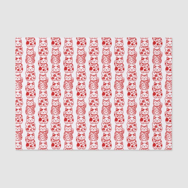 Papel De Seda Maneki Neko (Anverso)