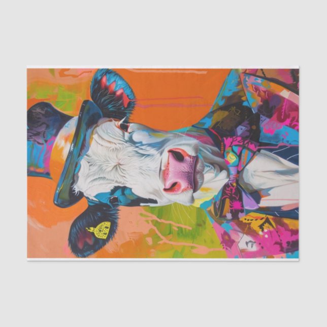 Papel De Seda Manía de vaca1 (Anverso)