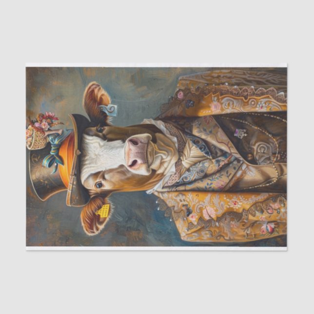 Papel De Seda Manía de vaca12 (Anverso)