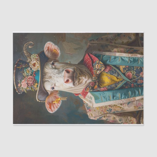 Papel De Seda Manía de vaca13 (Anverso)