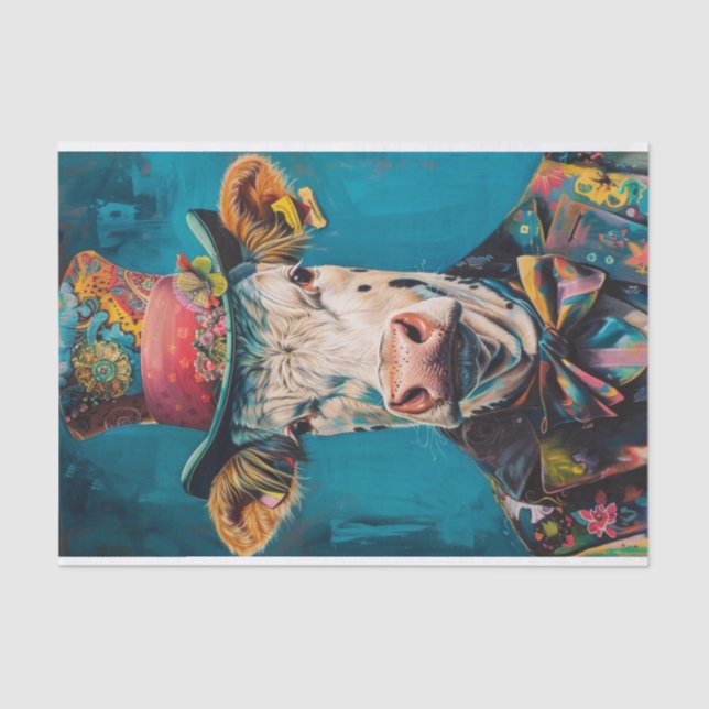 Papel De Seda Manía de vaca3 (Anverso)