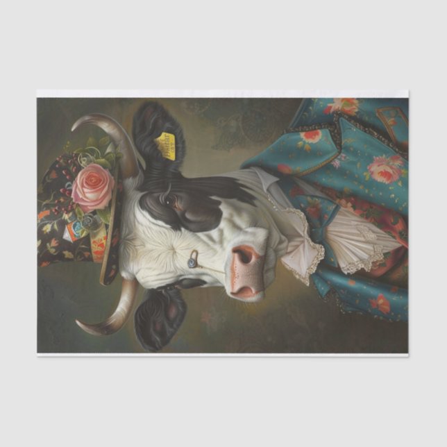 Papel De Seda Manía de vaca4 (Anverso)