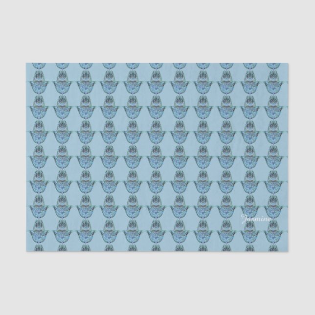 Papel De Seda Mano Mosaic Hamsa (Anverso)