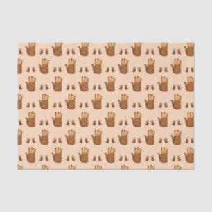 Papel De Seda Manos curativas Boho Patrón místico Regalo arcoiri