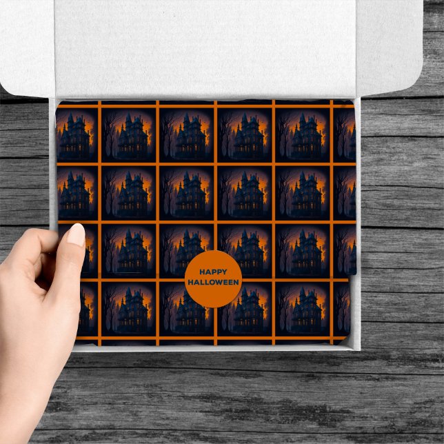 Papel De Seda Mansión embrujada de Halloween para adultos (Subido por el creador)