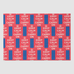 PAPEL DE SEDA MANTENER LA CALMA Y SEGUIR ADELANTE,