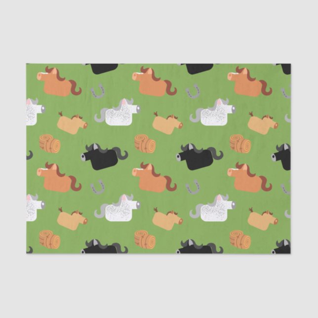 Papel De Seda Mantenga sus caballos (Anverso)