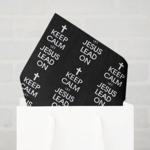 Papel De Seda Mantengan la calma, dejen que Jesús siga adelante