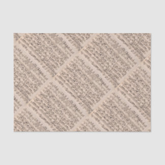 Papel De Seda Manuscrito de la música de Brahms
