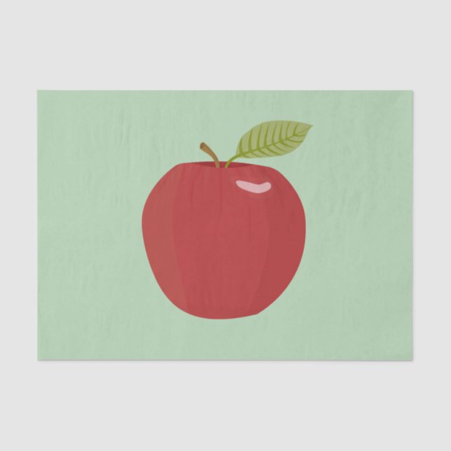 Papel De Seda manzana roja (Anverso)