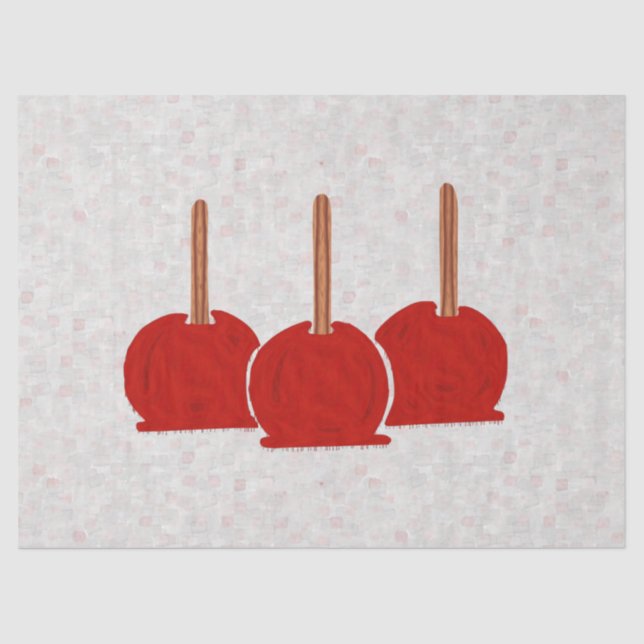 Papel De Seda Manzanas de caramelo A (Anverso)