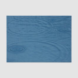 Papel De Seda Manzanas de lluvia (Olas de agua azul)