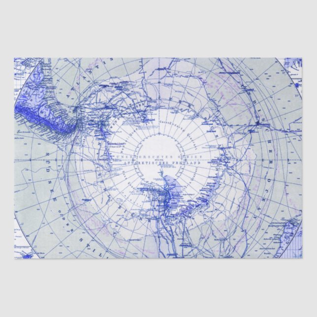 Papel De Seda Mapa de Atlas (Anverso)