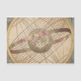 Papel De Seda Mapa de estrellas retro vintage símbolos de astrol