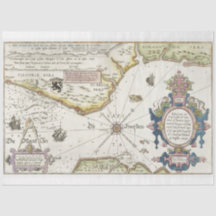 Mapa decorativo del documento de la desunión mundi