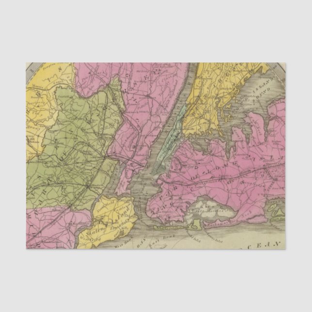 Papel De Seda Mapa del país (Anverso)