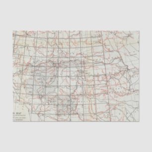 Papel De Seda Mapa esquelético