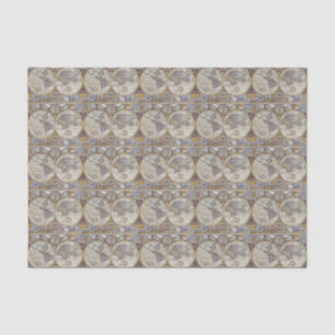 Papel De Seda Mapa Mundial Antiguo #3 Tiled