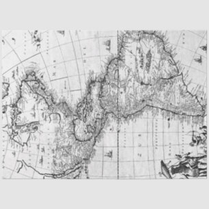 Papel De Seda Mapas de descomposición de vintage a gran escala p