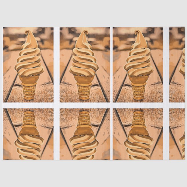 Papel De Seda Maple Creemee Tissue Paper (Anverso)