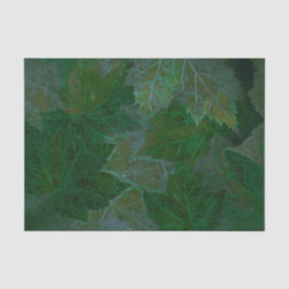 Papel De Seda Maple Leaves Green Neon Summer