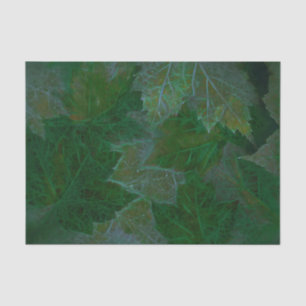 Papel De Seda Maple Leaves Green Neon Summer