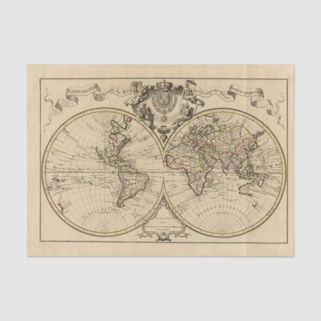 Papel De Seda Mappemonde (Anverso)