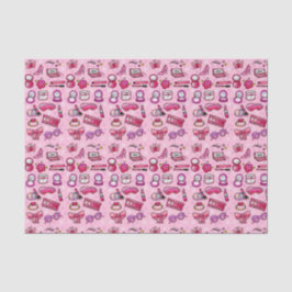 Papel De Seda Maquillaje Girly - Rosa