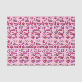 Papel De Seda Maquillaje Girly - Rosa