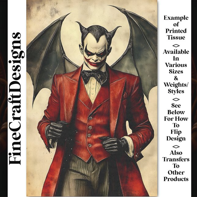 Papel De Seda Maquillaje siniestro de vampiro diablo gótico BB4  (Subido por el creador)