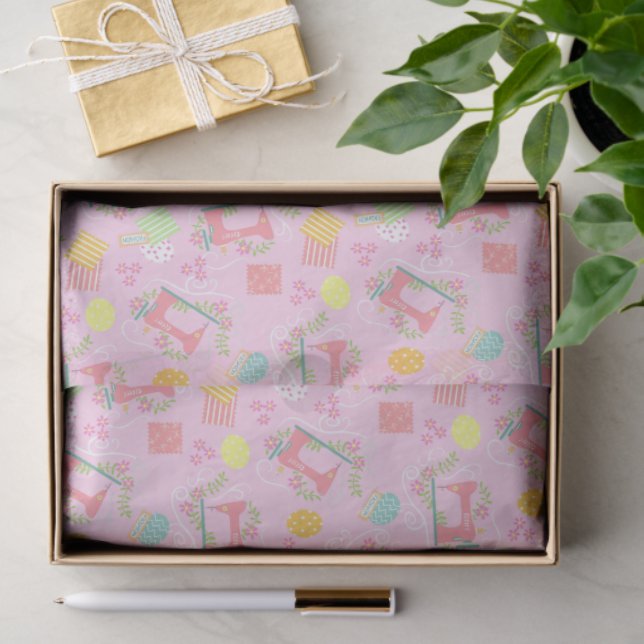 Papel De Seda Máquina de mascar amor rosa (Regalo )