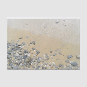 Papel De Seda Mar, arena y guijarros