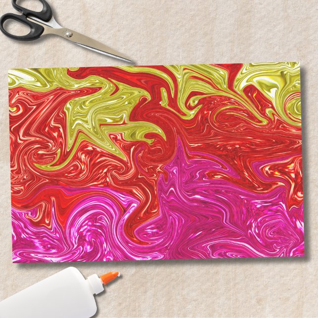 Papel De Seda Mar De Colores Inflamados (Subido por el creador)