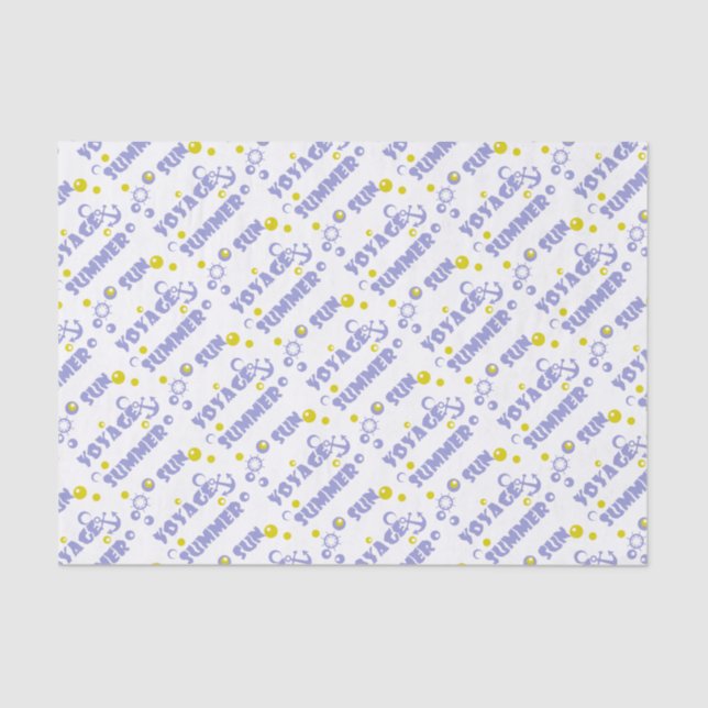 Papel De Seda Mar, viajes, verano, sol (Anverso)