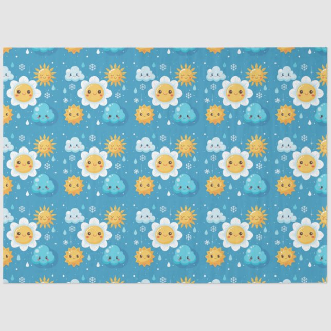 Papel De Seda Maravillas meteorológicas (Anverso)