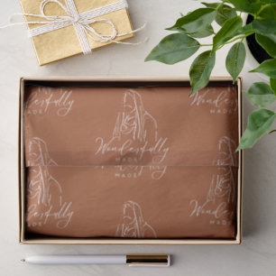 Papel De Seda Maravillosamente Hecho   Arte de Línea de Jesús Bl